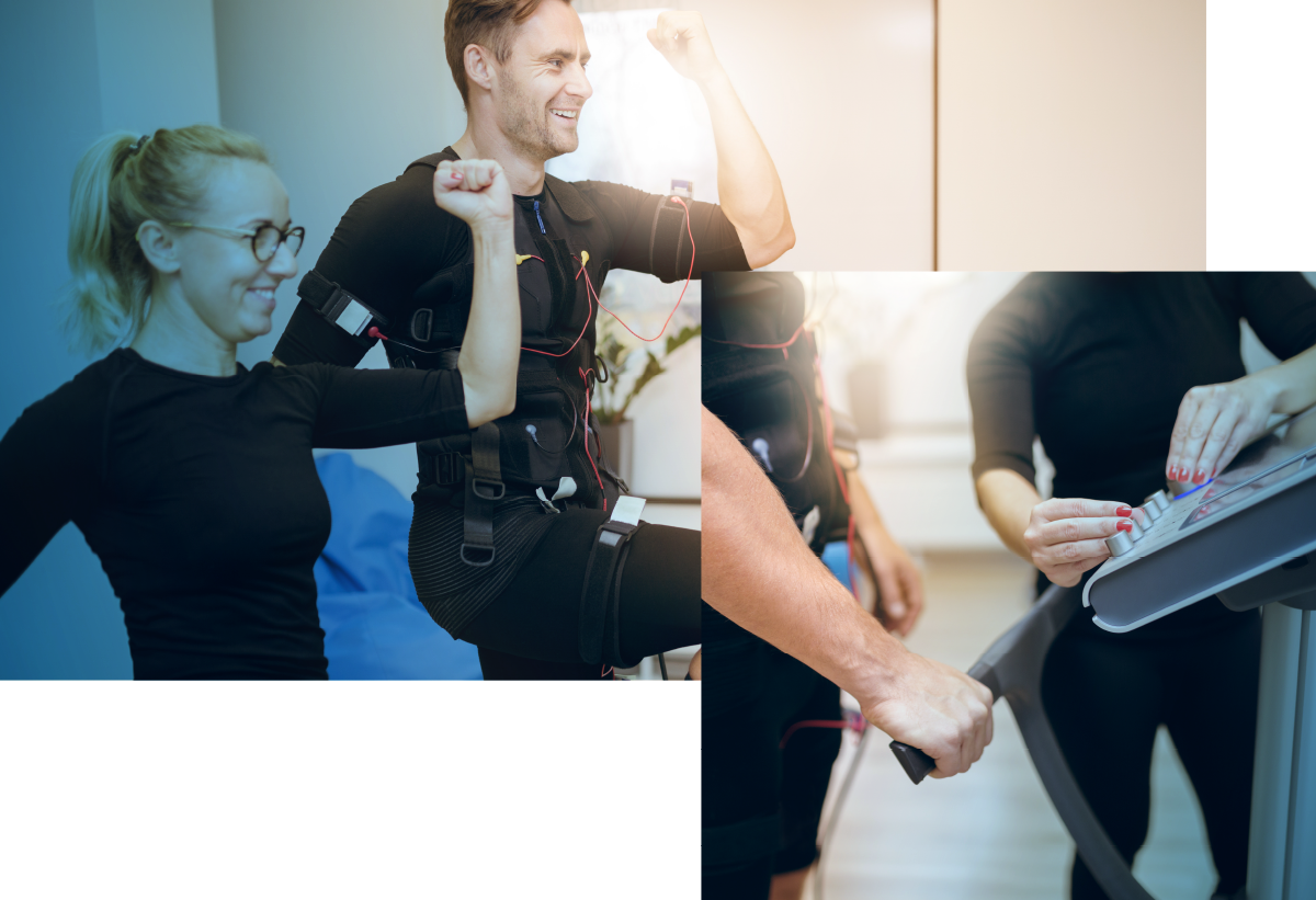 Body Time EMS training increasing lean muscle mass