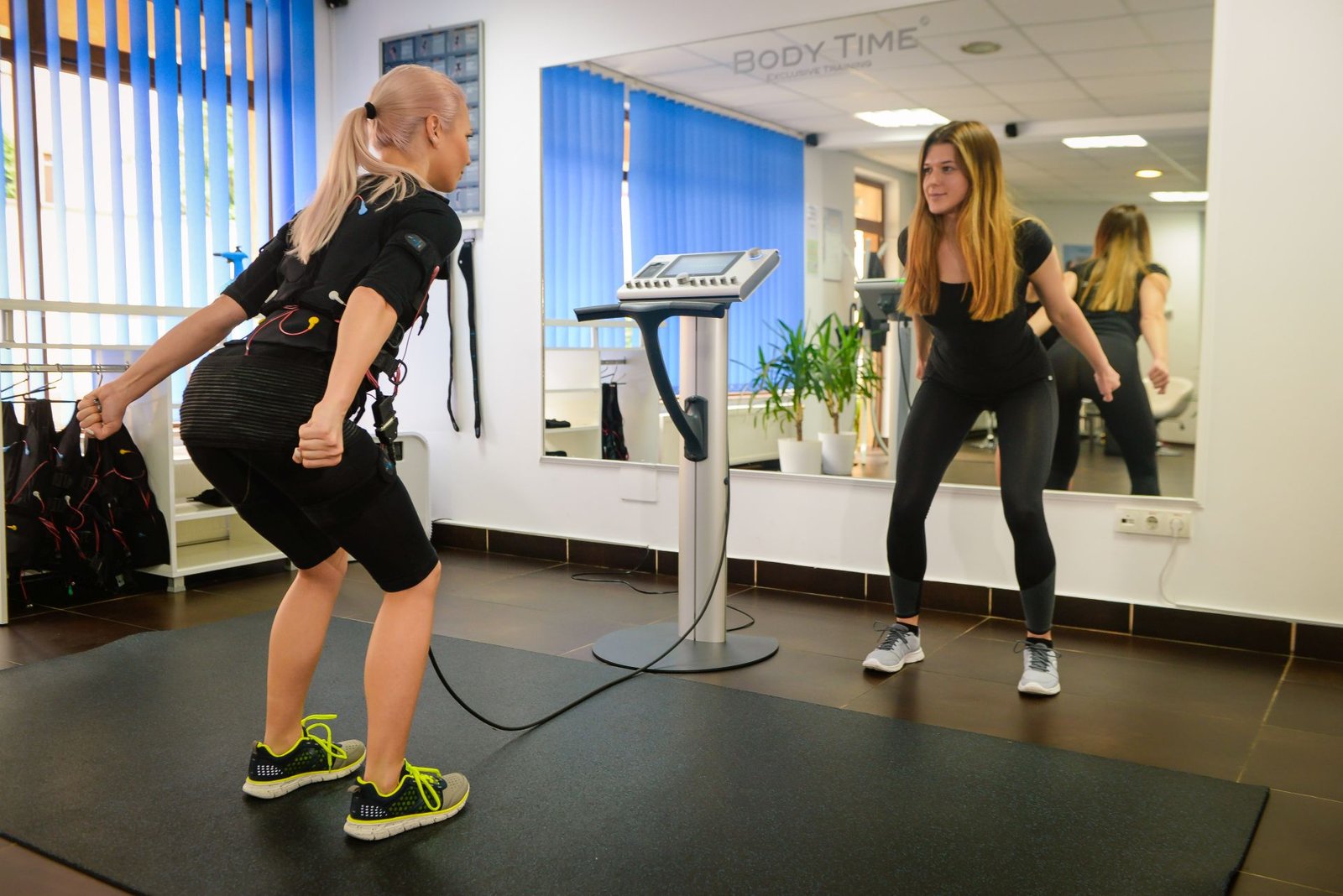 Body Time EMS fitness training for females in Dubai